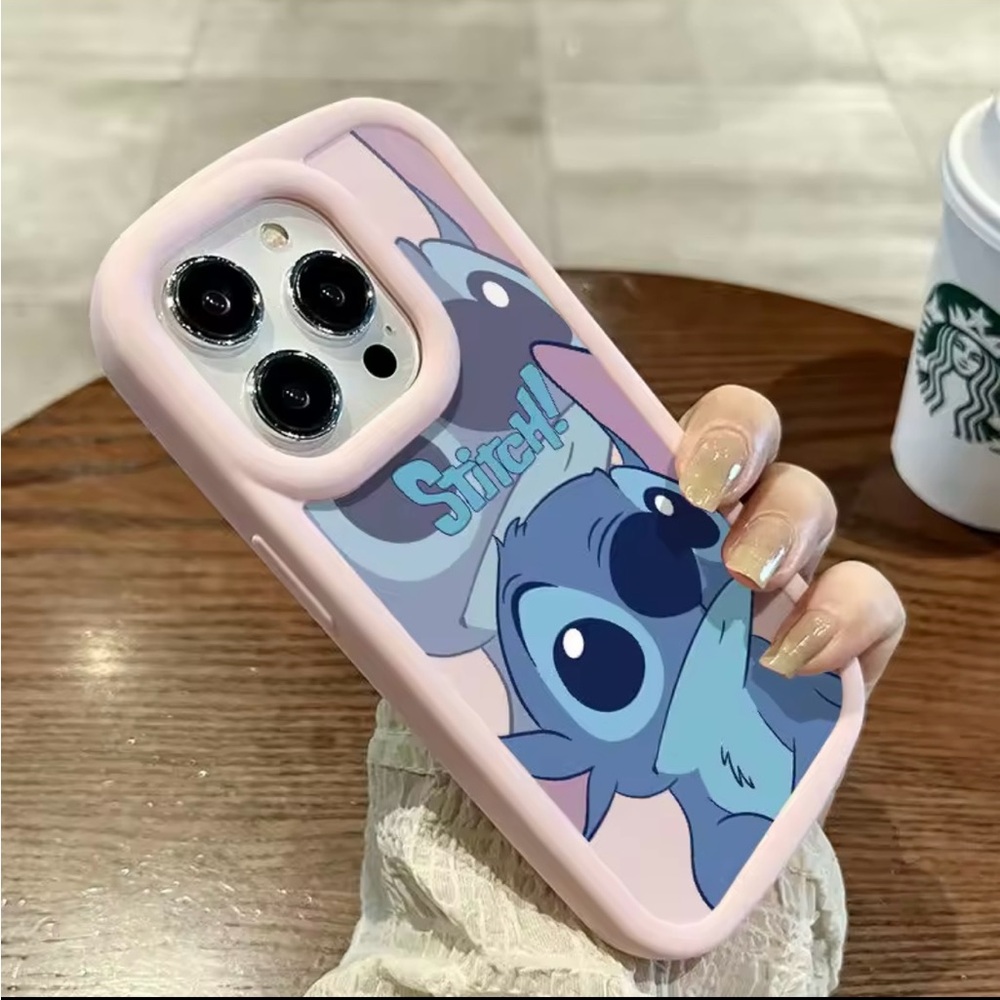 Light Pink Lilo & Stitch phone case, IPhone 11 Case